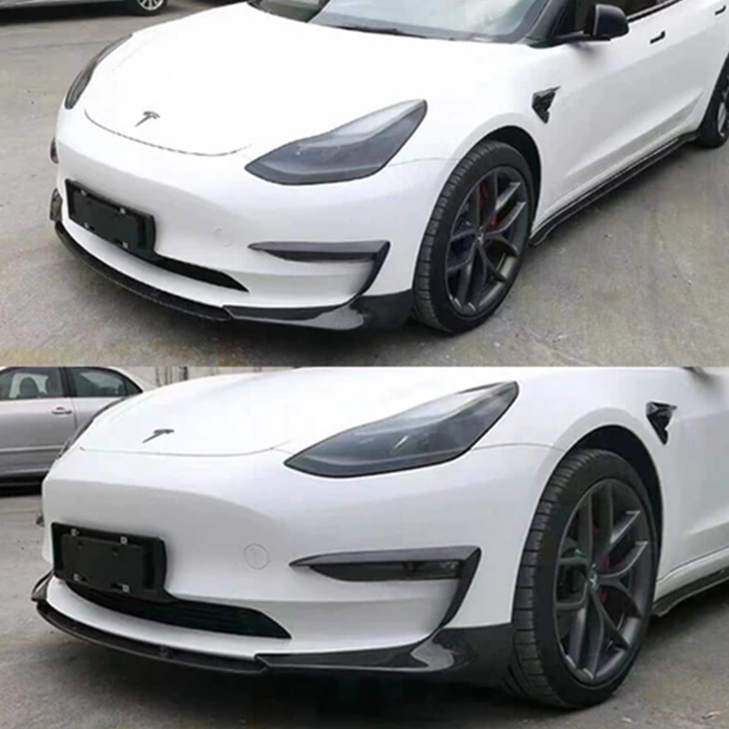 Carbon Fiber Front Bumper Lip Kit