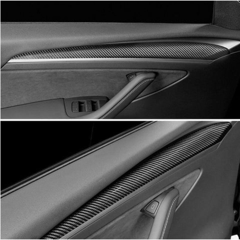 Carbon Fiber Interior Door Trim Cover