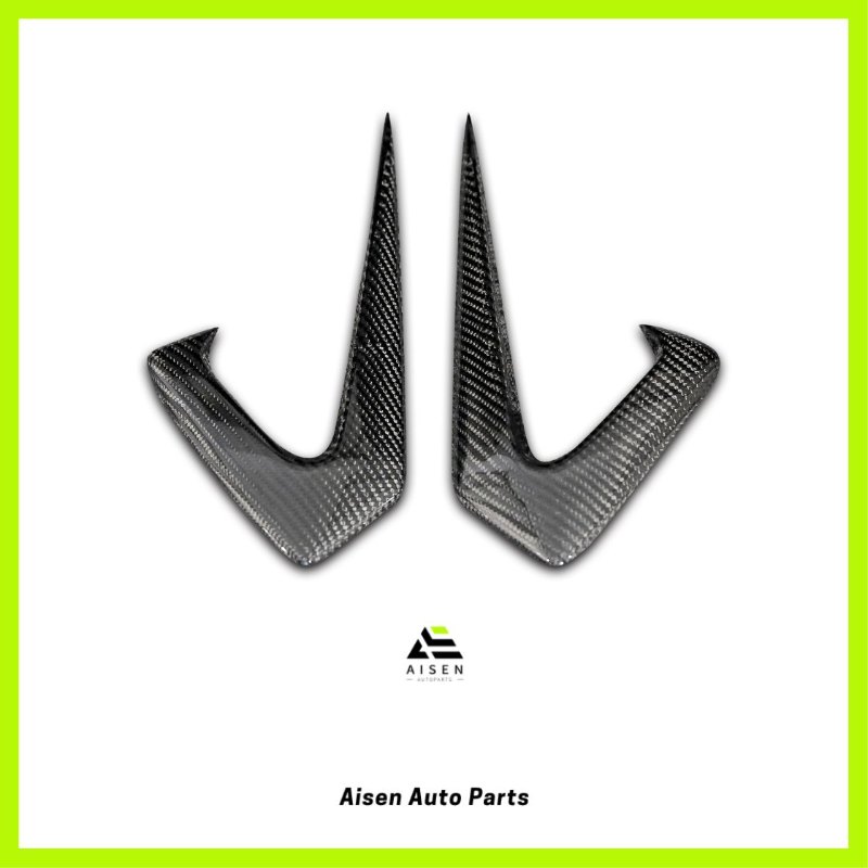 Aisen Auto Parts - Tesla Model 3 Carbon Fiber Side Camera Cover