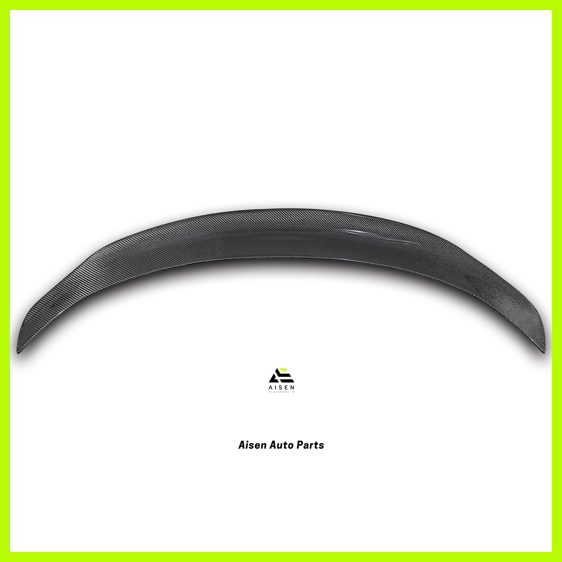 Aisen Auto Parts - Tesla Model 3 Carbon Fiber Spoiler - A Style