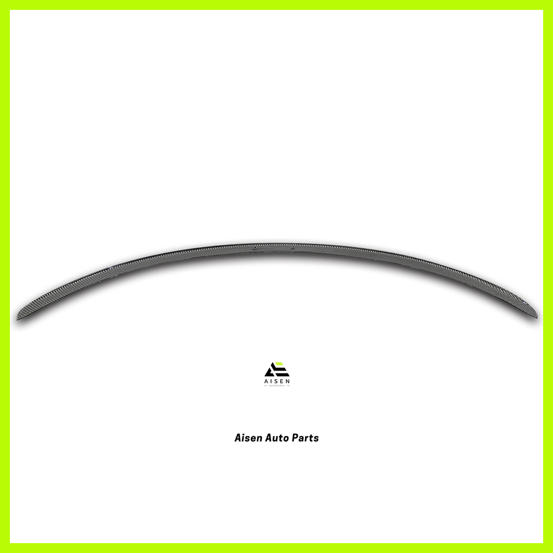 Aisen Auto Parts - Tesla Model 3 Carbon Fiber Spoiler - B Style