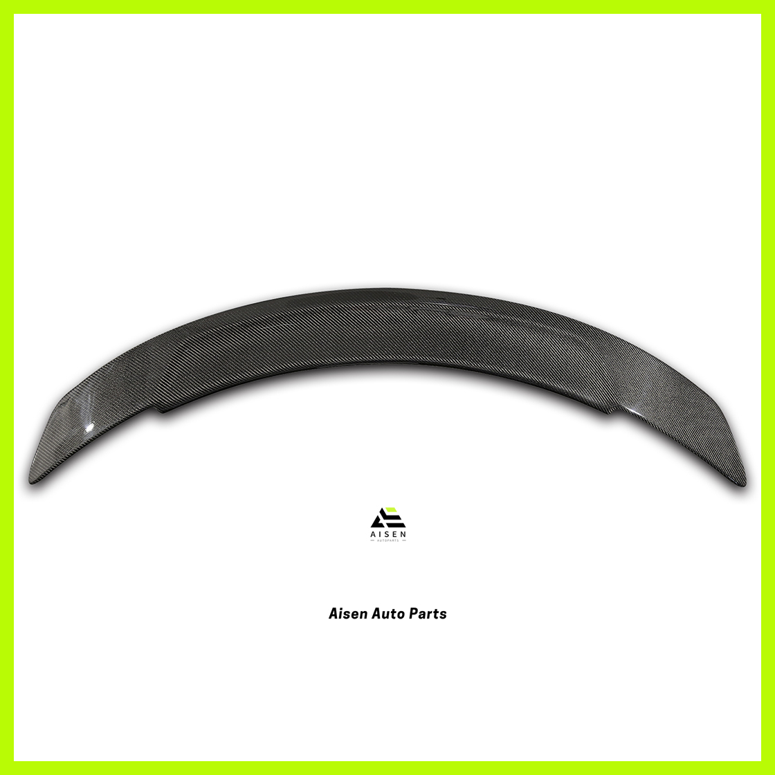 Aisen Auto Parts - Tesla Model 3 Carbon Fiber Spoiler - C Style