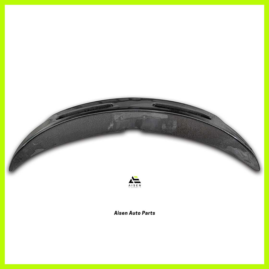 Aisen Auto Parts - Tesla Model 3 Carbon Fiber Spoiler - D Style