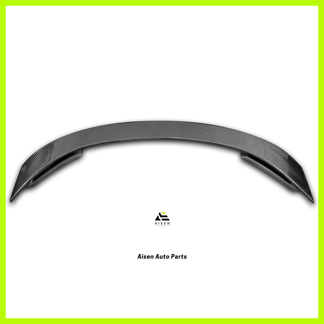 Aisen Auto Parts - Tesla Model 3 Carbon Fiber Spoiler - E Style