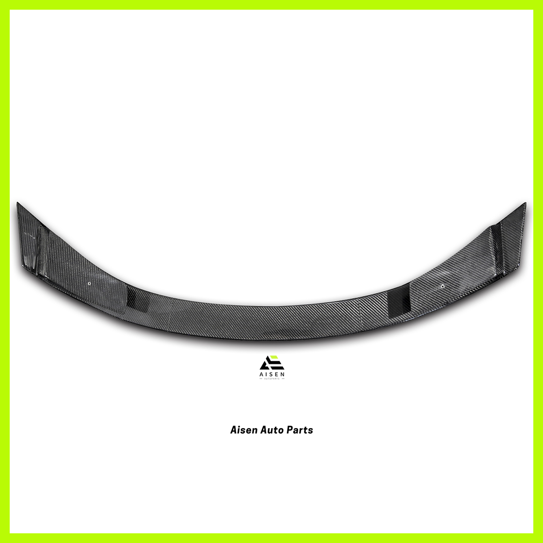 Aisen Auto Parts - Tesla Model 3 Carbon Fiber Spoiler - E Style