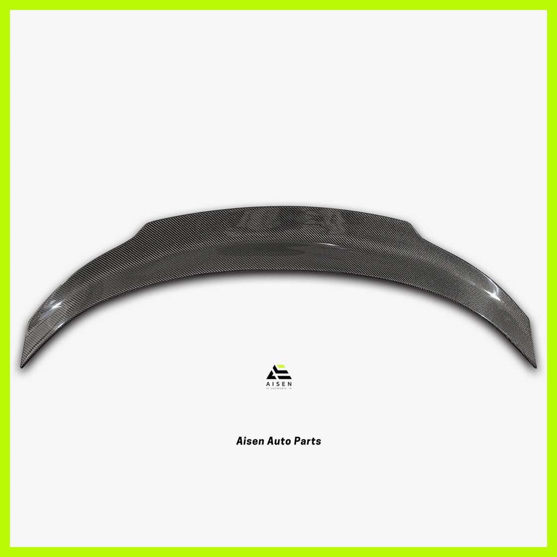 Aisen Auto Parts - Tesla Model 3 Carbon Fiber Spoiler - F Style