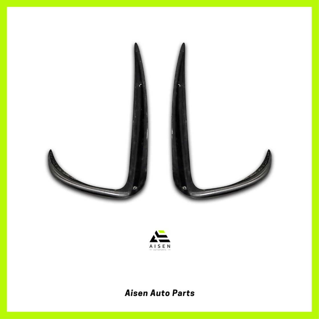 Aisen Auto Parts - Tesla Model X Carbon Fiber Fog Light Trim