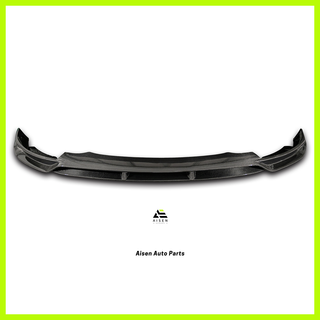 Aisen Auto Parts - Tesla Model Y Carbon Fiber Front Lip - B Style