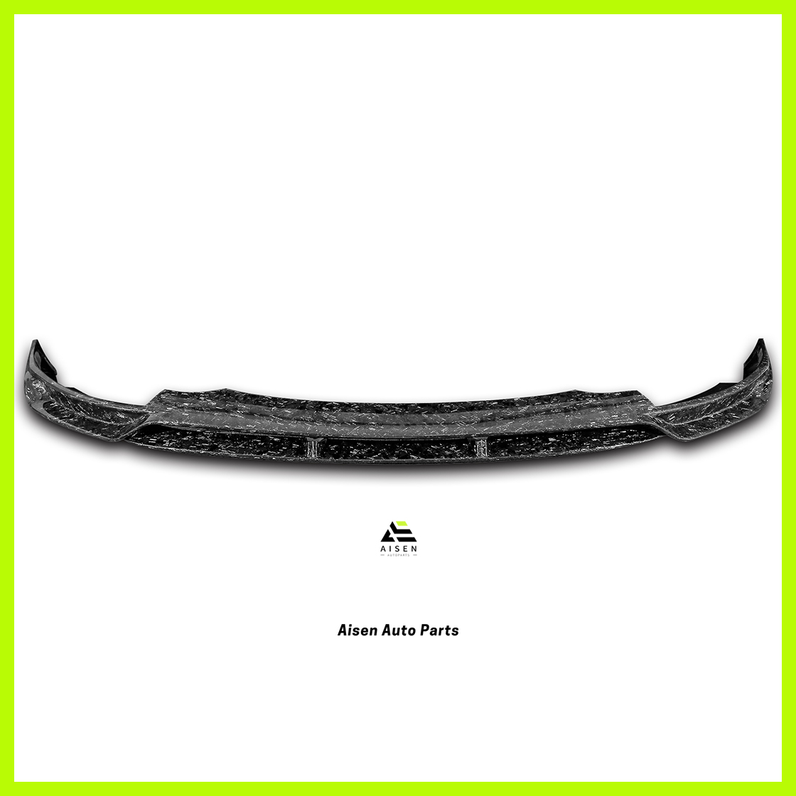 Aisen Auto Parts - Tesla Model Y Carbon Fiber Front Lip - B Style（Forged carbon fibre）