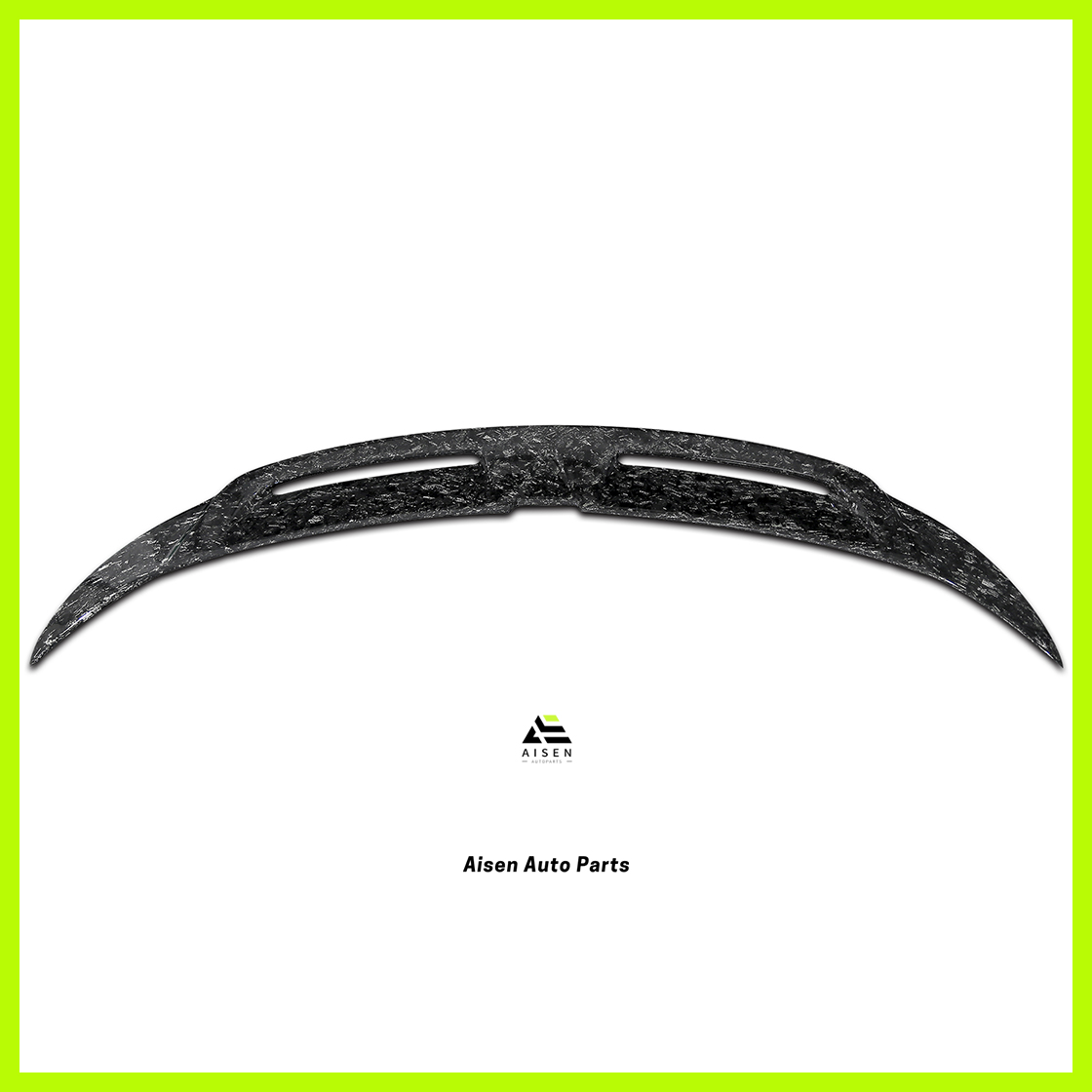 Aisen Auto Parts - Tesla Model Y Carbon Fiber Spoiler - A Style（Forged carbon fibre）