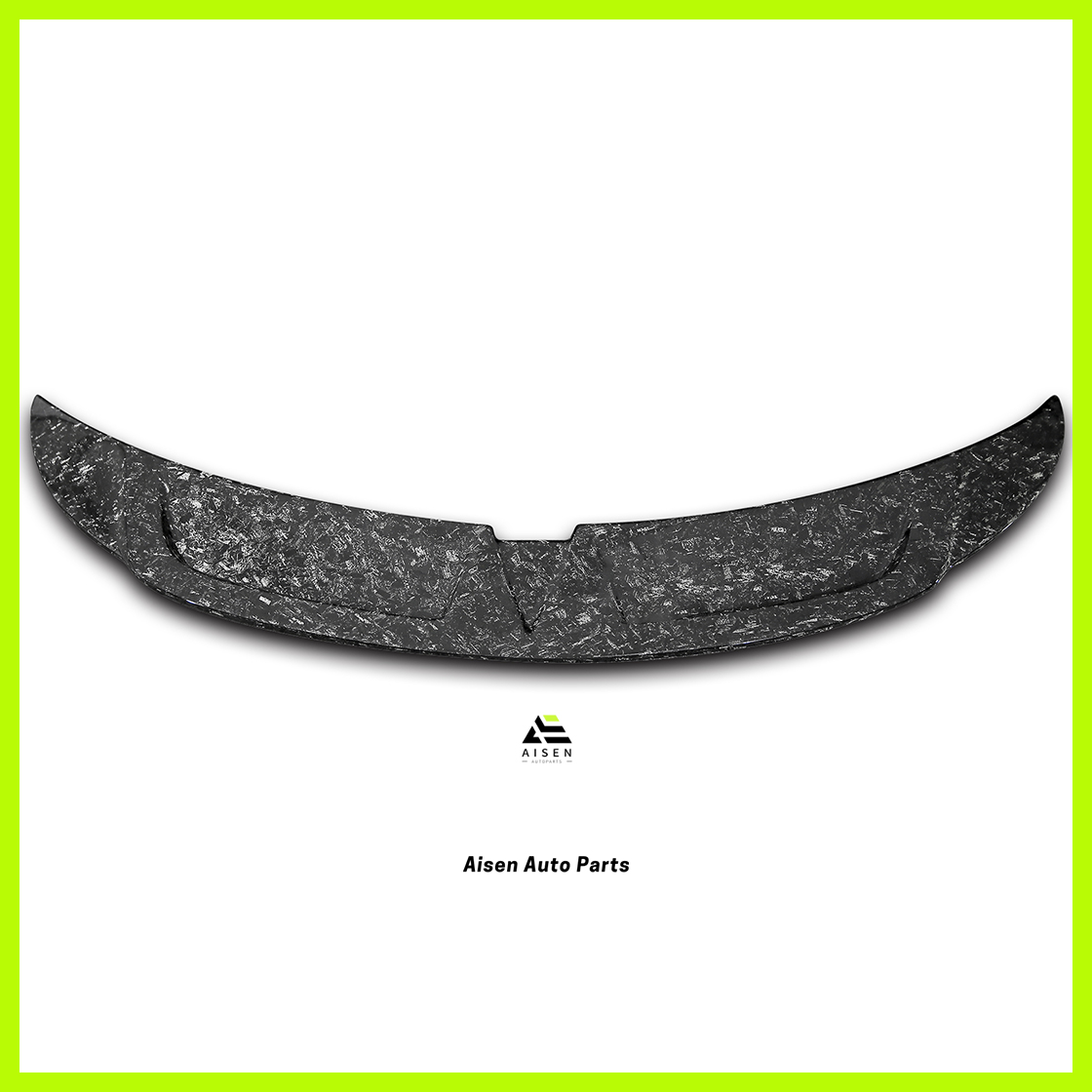 Aisen Auto Parts - Tesla Model Y Carbon Fiber Spoiler - A Style（Forged carbon fibre）
