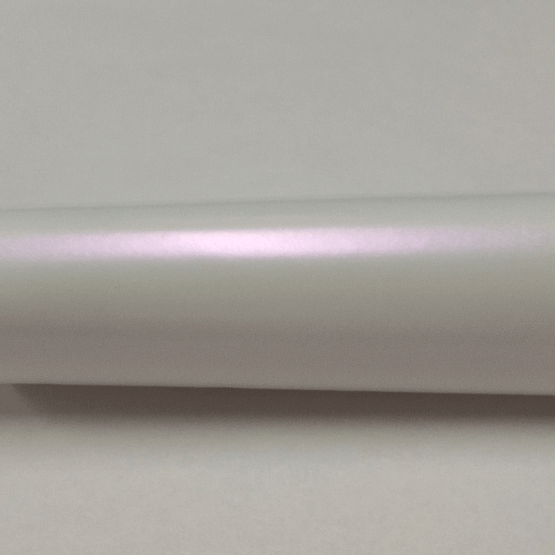 Pearlescent Illusion Matte White to Red