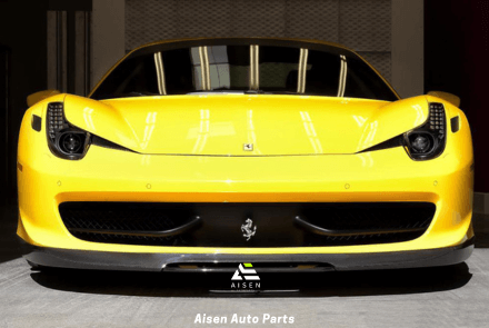aisenautoparts.com-Ferrari 458-Carbon Fiber Front Lip