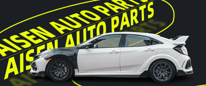 aisenautoparts.com-Honda Civic Type R-Carbon Fiber Body Kit